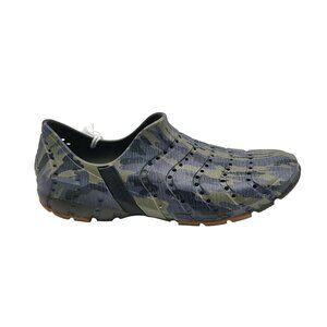 Sperry Water Strider Clog Mens‎ Olive Green Camo Sandal Slip On Comfort Size 7